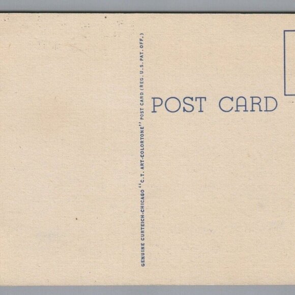 Jim's Cafe Chico, NM Linen Postcard PC C-663 Now Entering Hell Vintage - Picture 4 of 4